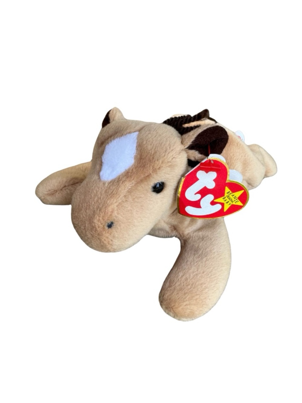 Vintage TY Beanie Baby Derby Horse 1995 💜 BOGO